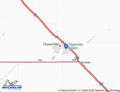 Mappa MICHELIN Chowchilla - ViaMichelin