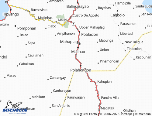 MICHELIN Mahayahay map - ViaMichelin