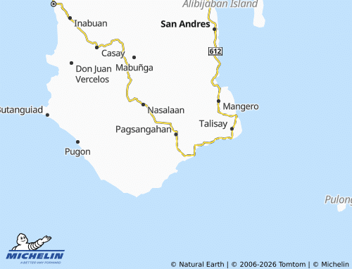 MICHELIN Pagsangahan map - ViaMichelin
