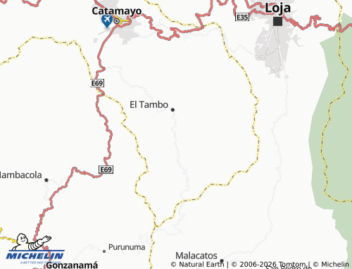MICHELIN Capilla Baja map - ViaMichelin