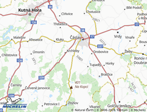 Mappa MICHELIN Žáky - ViaMichelin