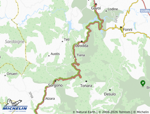 Mapa MICHELIN Tiana - ViaMichelin