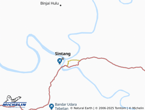 MICHELIN Ulak Jaya map - ViaMichelin