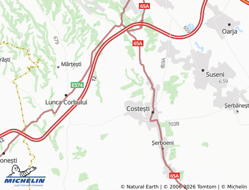 Mapa MICHELIN Stârci - ViaMichelin