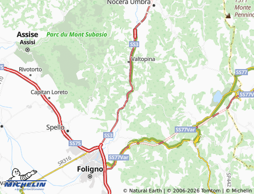 Mappa MICHELIN Ponte Centesimo - ViaMichelin