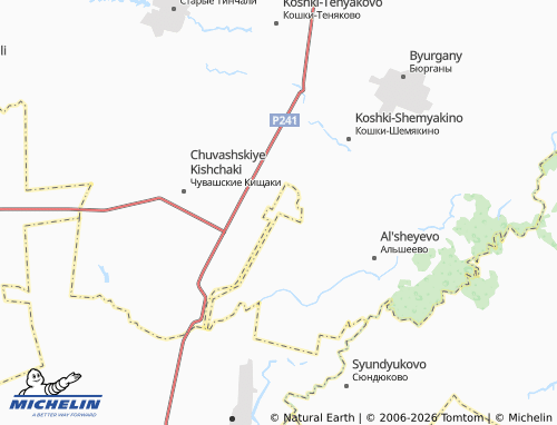 MICHELIN-Landkarte Burunduki - ViaMichelin