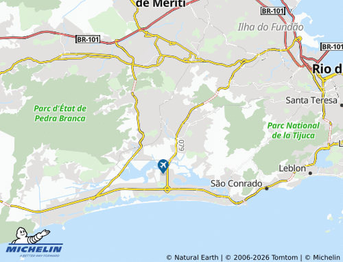 MICHELIN Cidade de Deus map - ViaMichelin