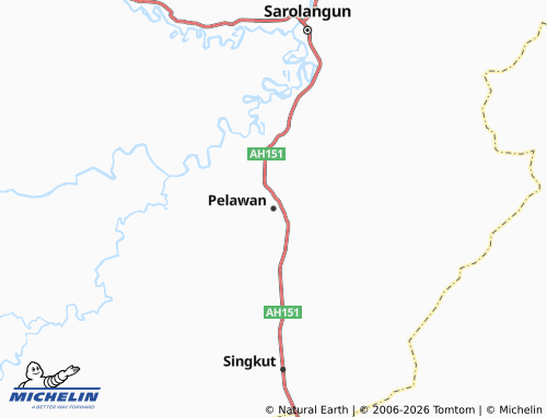 Mappa MICHELIN Pelawan - ViaMichelin