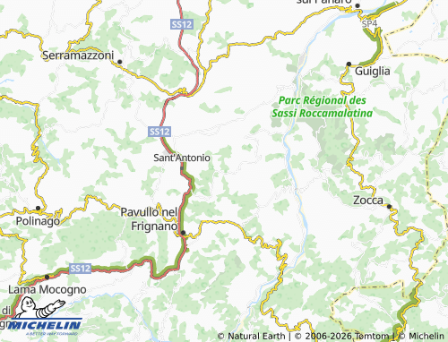 MICHELIN Benedello map - ViaMichelin