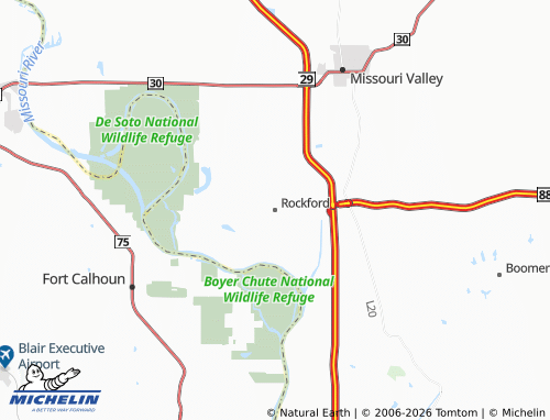 Carte MICHELIN Rockford - ViaMichelin