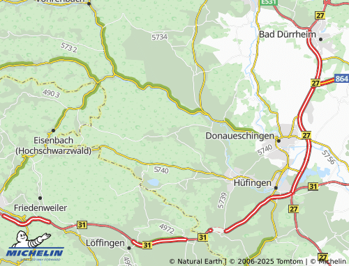Mapa MICHELIN Hubertshofen - ViaMichelin
