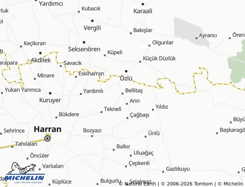 MICHELIN Bellitaş map - ViaMichelin