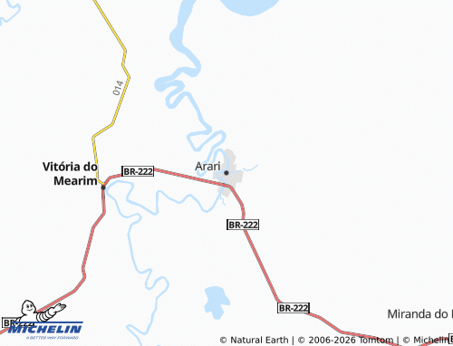 MICHELIN-Landkarte Arari - ViaMichelin