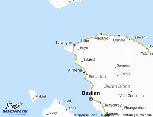 MICHELIN Tabunan map - ViaMichelin
