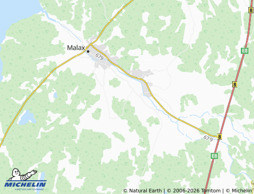 MICHELIN-Landkarte Kackurabacken - ViaMichelin