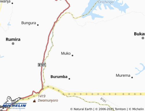 MICHELIN Muko map - ViaMichelin