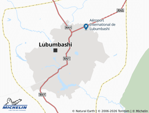 Mappa MICHELIN Tshamilemba - ViaMichelin