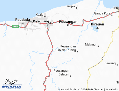 MICHELIN Abeuk Budi map - ViaMichelin
