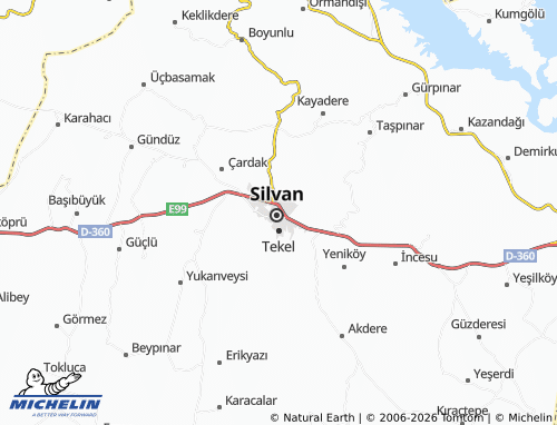 MICHELIN Camii map - ViaMichelin