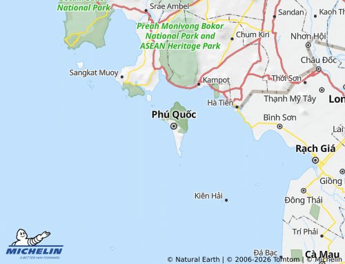 MICHELIN-Landkarte Phú Quốc - ViaMichelin