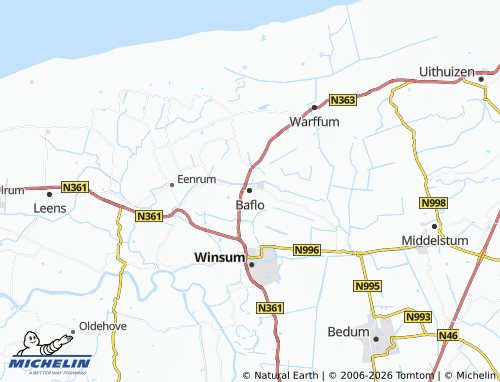 MICHELIN Baflo map - ViaMichelin