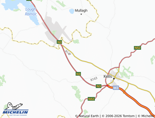 MICHELIN Carnaross map - ViaMichelin