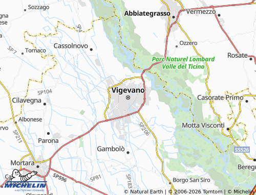 Carte MICHELIN Vigevano - ViaMichelin