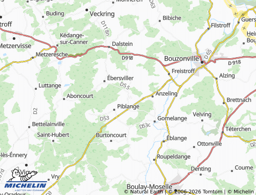 Mapa MICHELIN Hestroff - ViaMichelin
