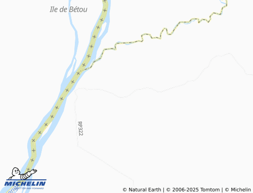 MICHELIN Banza map - ViaMichelin