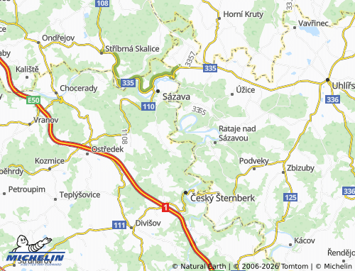 Mappa MICHELIN Vraník - ViaMichelin