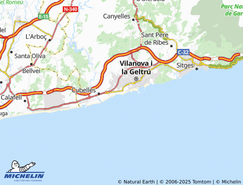 Carte MICHELIN Santa Llúcia - ViaMichelin