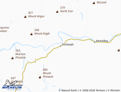 MICHELIN Dimbulah map - ViaMichelin