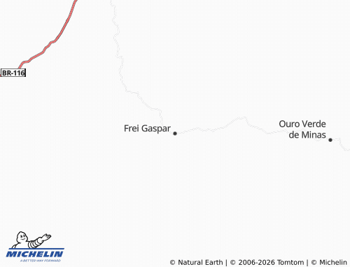 Mappa MICHELIN Frei Gaspar - ViaMichelin