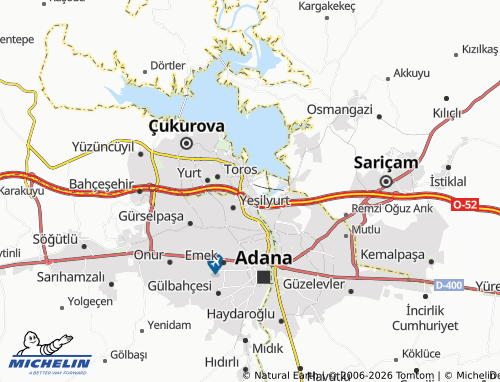MICHELIN Beyazevler map - ViaMichelin