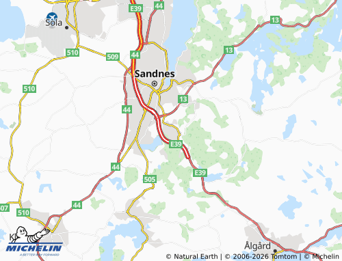 MICHELIN Håbet map - ViaMichelin