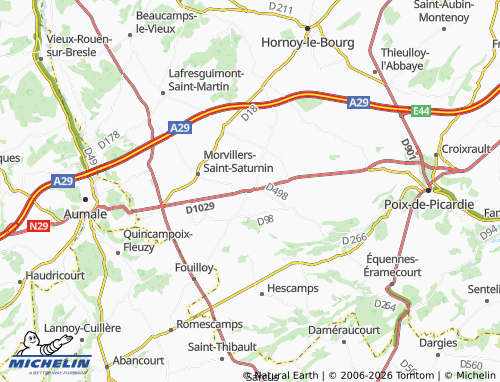 Mappa MICHELIN Lignières-Châtelain - ViaMichelin