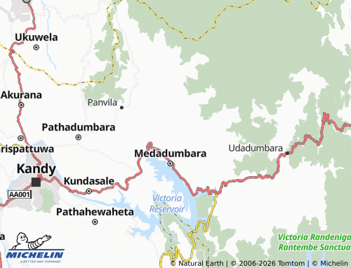 MICHELIN Udabage map - ViaMichelin