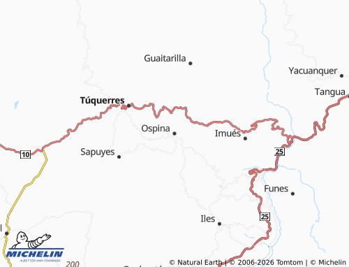 MICHELIN Ospina map - ViaMichelin