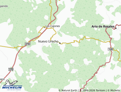 MICHELIN La Riveras map - ViaMichelin