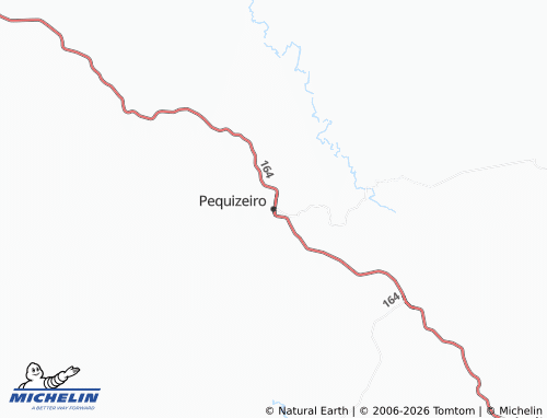 MICHELIN Pequizeiro map - ViaMichelin