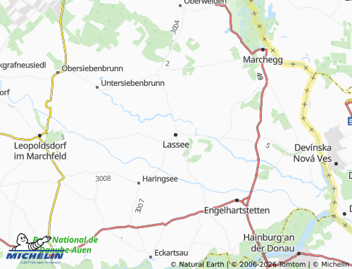 MICHELIN Lassee map - ViaMichelin