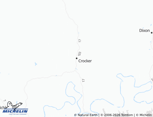 Carte MICHELIN Crocker - ViaMichelin