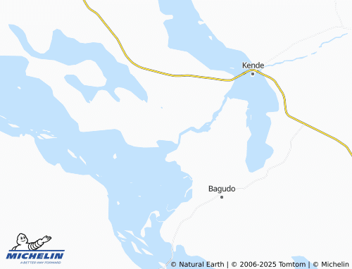MICHELIN Bahindi map - ViaMichelin