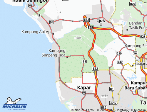 Mappa MICHELIN Jeram - ViaMichelin