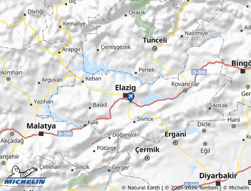 Carte MICHELIN Elazig - ViaMichelin
