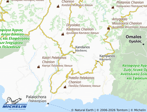 Mappa MICHELIN Chrysopigi - ViaMichelin