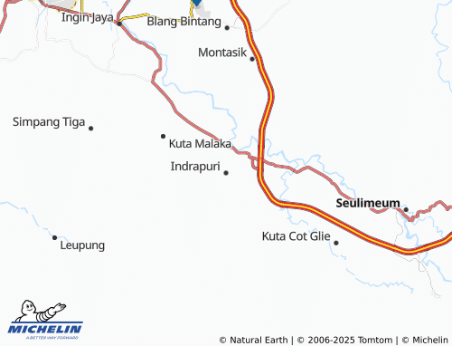 MICHELIN Indrapuri map - ViaMichelin