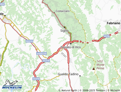 MICHELIN Colbassano map - ViaMichelin