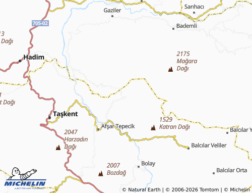 Mappa MICHELIN Kecimen - ViaMichelin