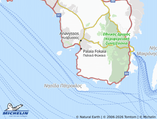 Mapa MICHELIN Thymari - ViaMichelin